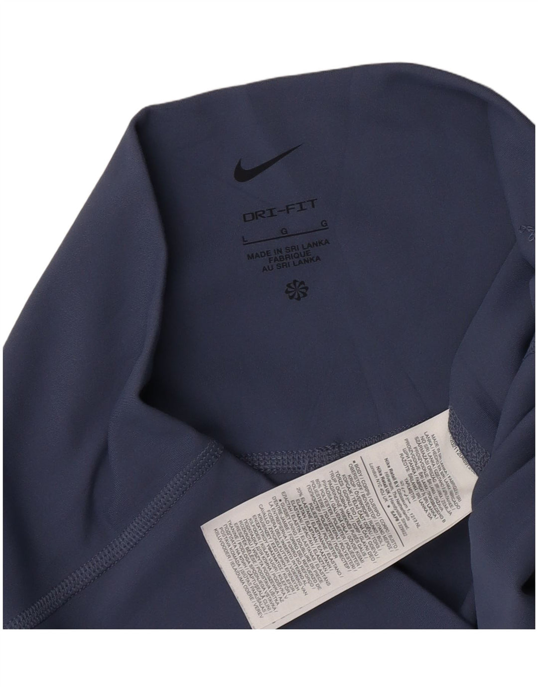 Nike Leggings Dri Fit para mujer UK 44 Grande Poliéster azul marino