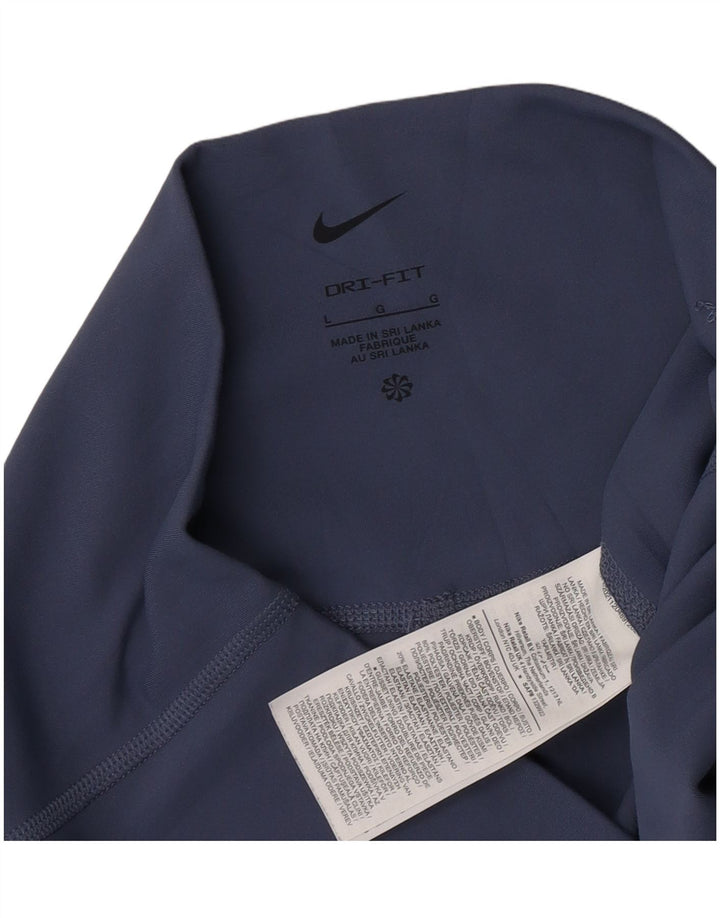 Nike Leggings Dri Fit para mujer UK 44 Grande Poliéster azul marino