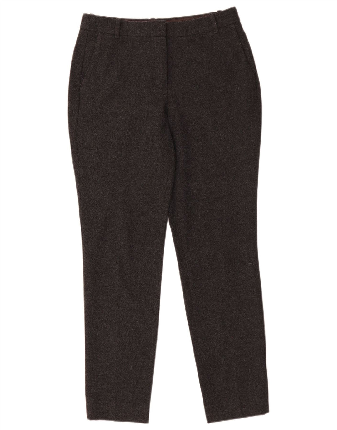 Massimo Dutti Pantalón Chino Slim Mujer EU 38 Small W30 L29 Poliéster Gris