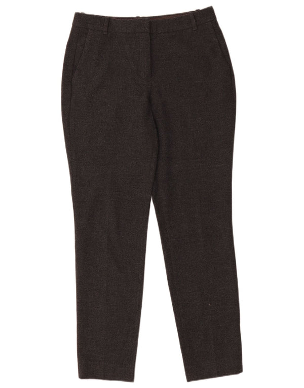 Massimo Dutti Pantalón Chino Slim Mujer EU 38 Small W30 L29 Poliéster Gris