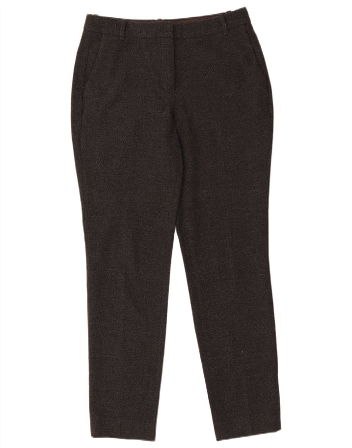 Massimo Dutti Pantalón Chino Slim Mujer EU 38 Small W30 L29 Poliéster Gris