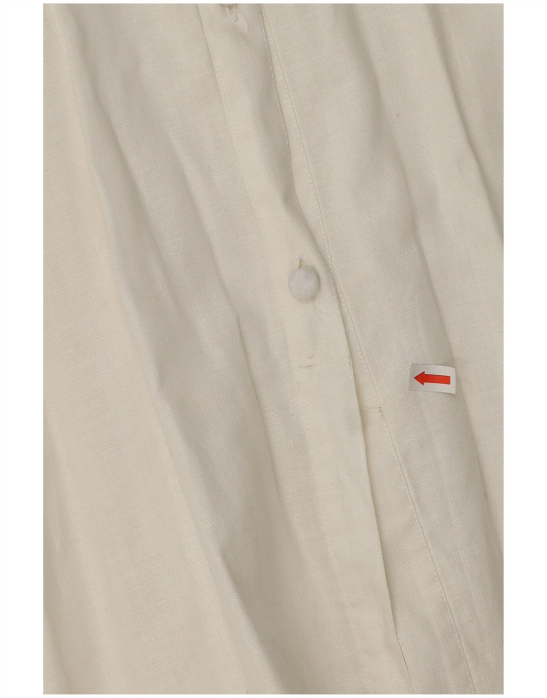 VINTAGE Mujer 3/4 Manga Camisa Blusa Reino Unido 14 Medio Blanco Floral