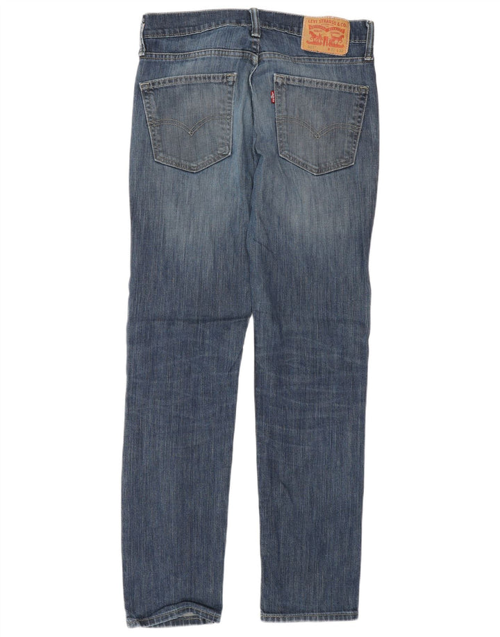 Levi's Hombre 511 Slim Jeans W31 L32 Algodón Azul
