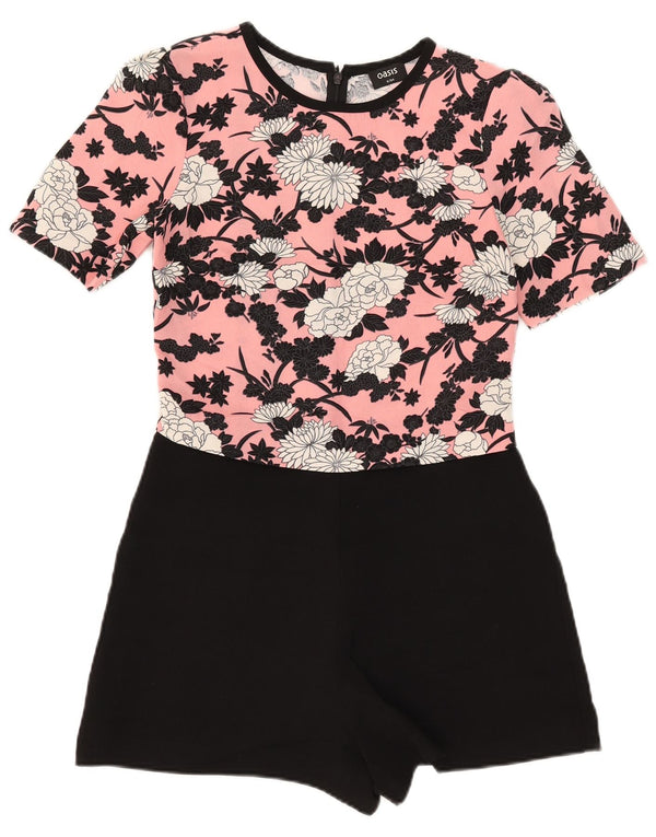 Mono corto de manga corta para mujer Oasis UK 8 Small Pink Floral