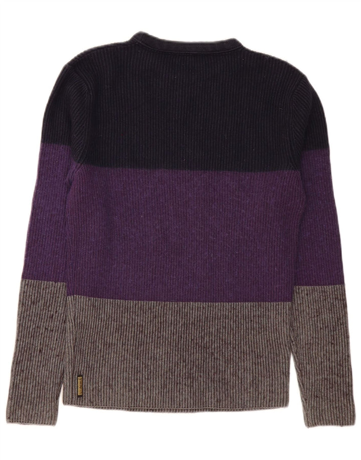 Armani Jeans Jersey De Cuello Redondo Para Hombre Jersey Pequeño Multicolor Colorblock