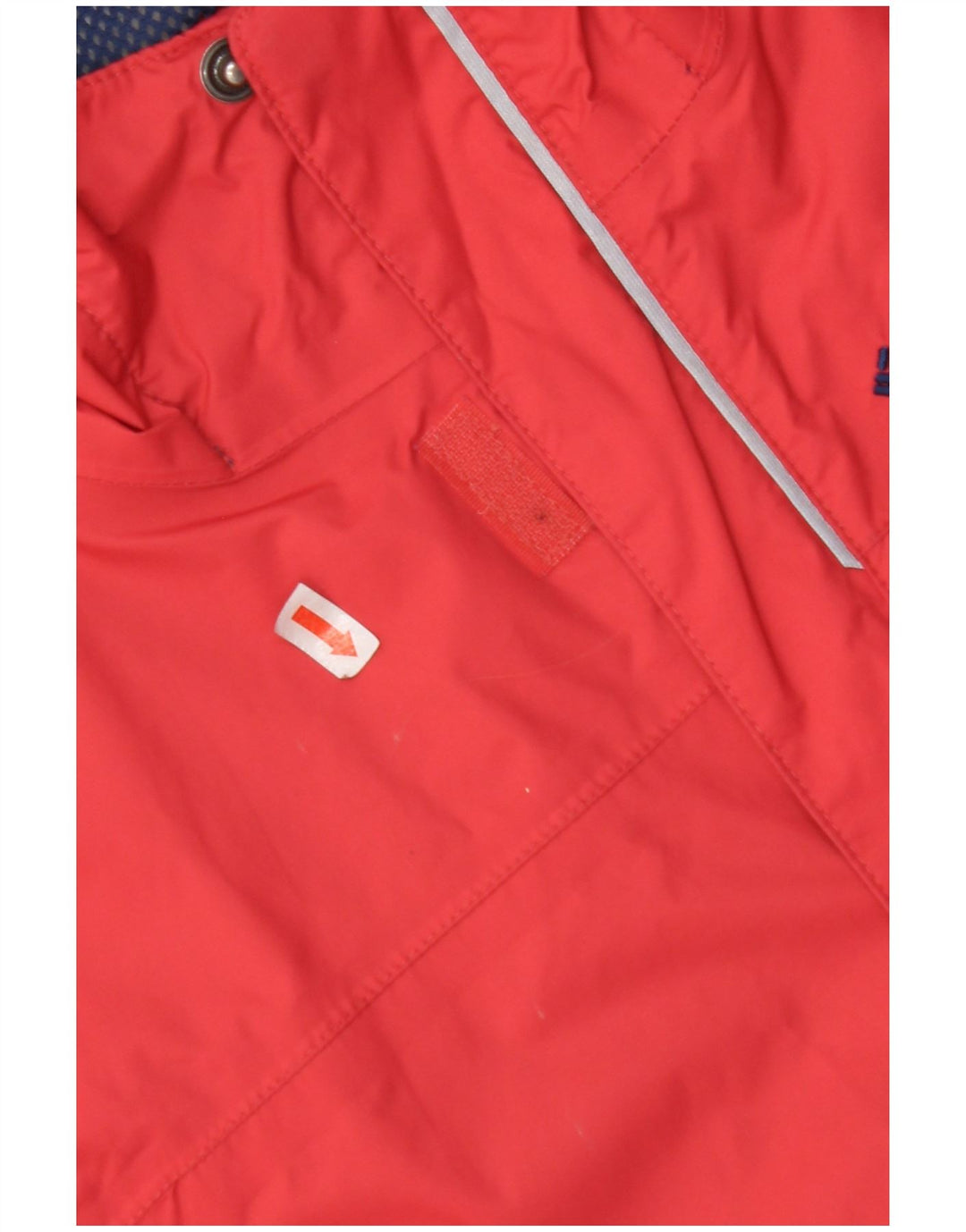 COLUMBIA Chaqueta impermeable con capucha para mujer UK 12 Medium Red Nylon