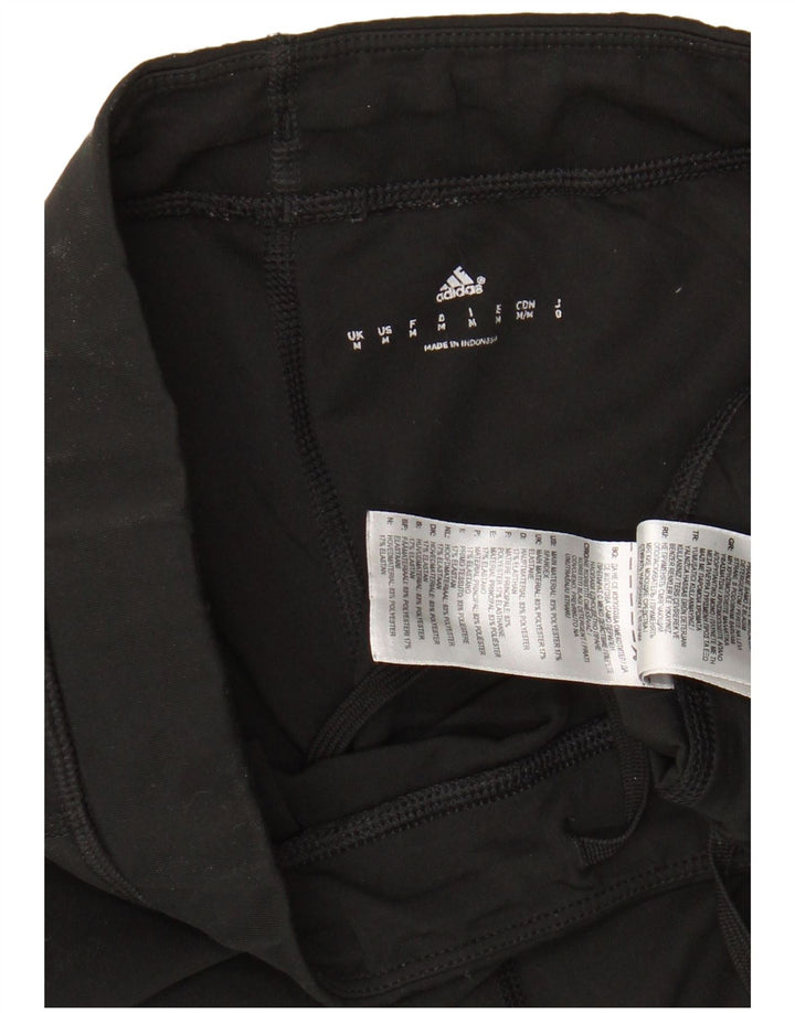 Adidas Leggings para mujer Reino Unido 12 Mediano Negro Poliéster