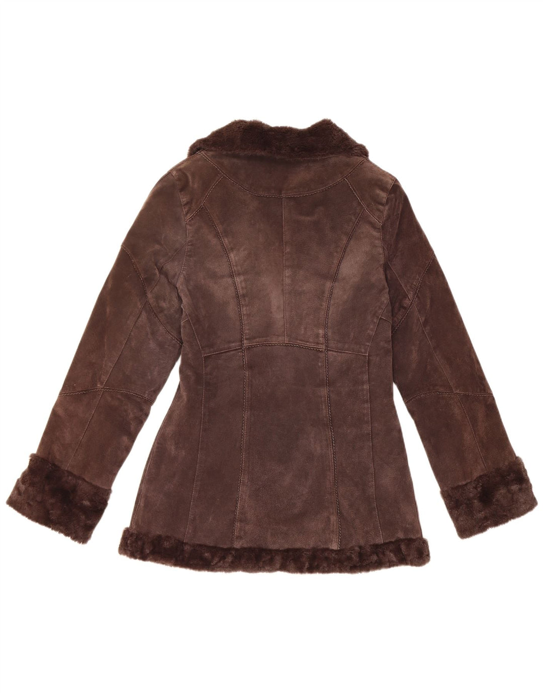 Montego Chaqueta de piel de oveja para mujer EU 36 Small Brown Leather