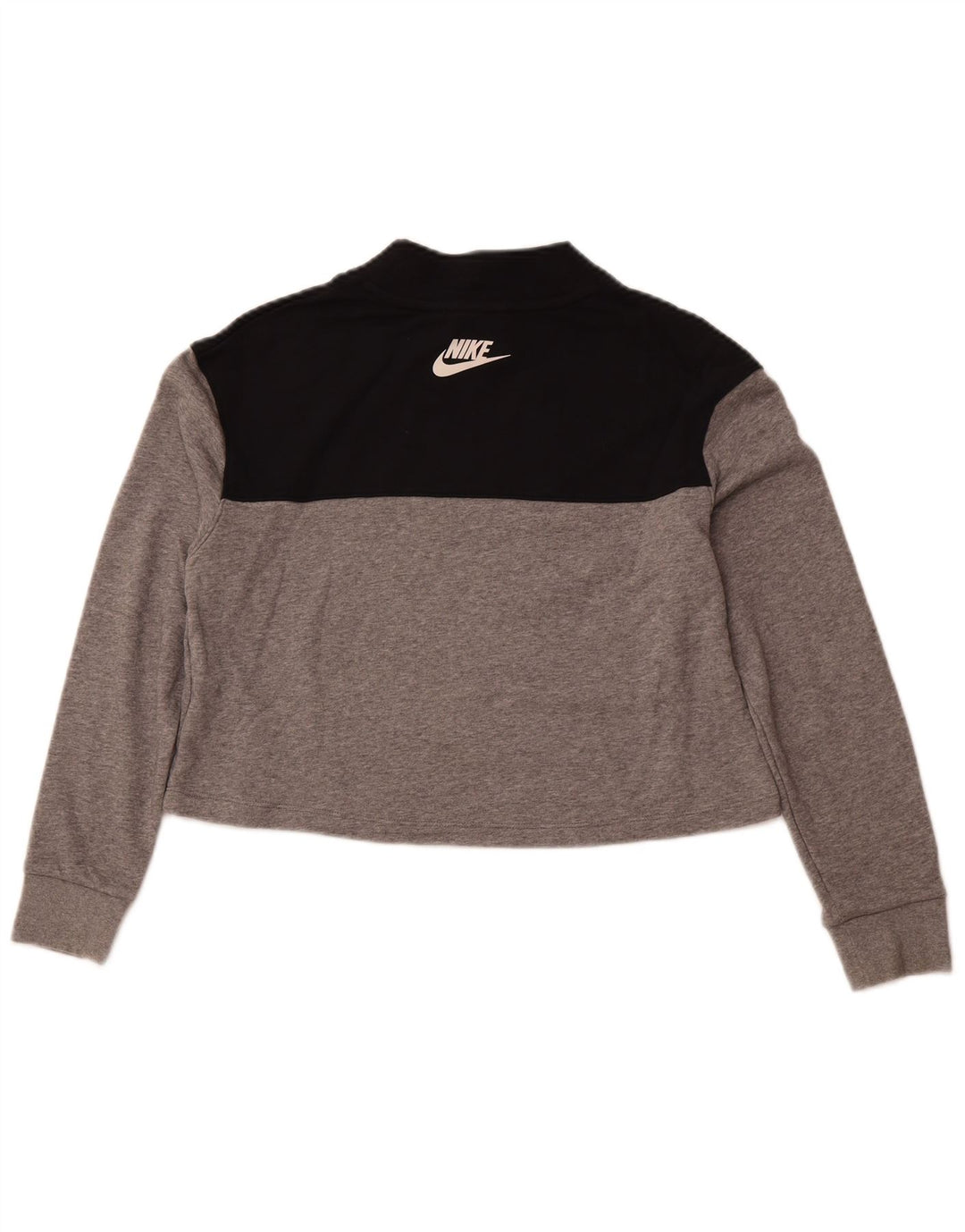 NIKE Sudadera corta de ajuste estándar para niñas 13-14 años XL Gris