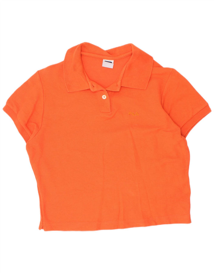 Polo corto Fila para mujer IT 44 Naranja mediano
