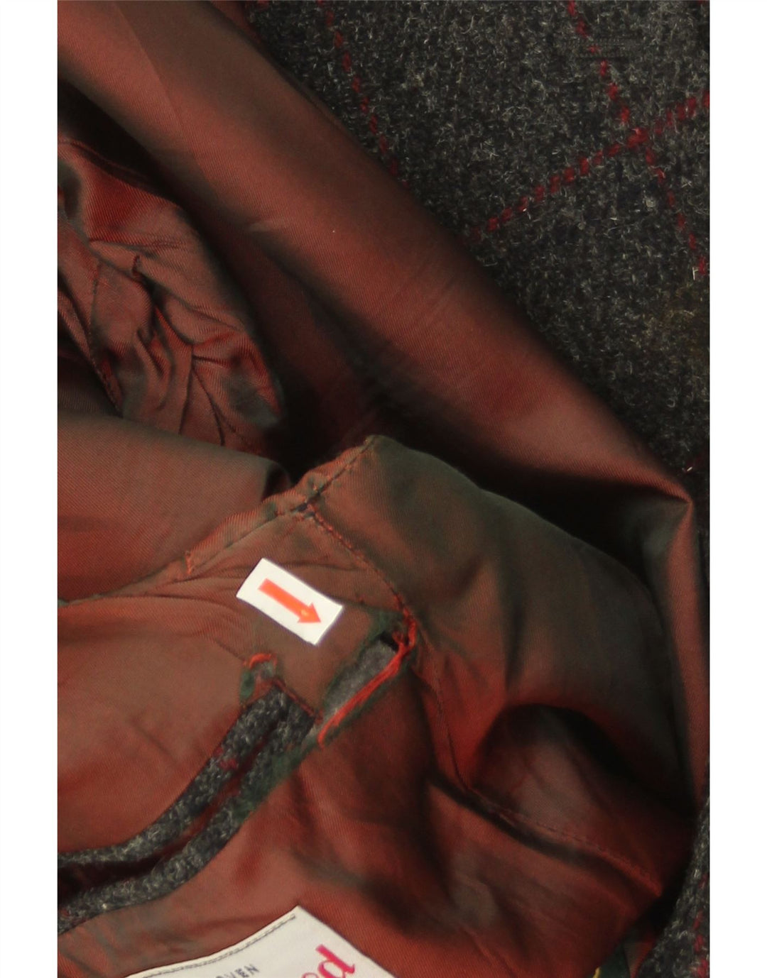 Scirocco Chaqueta tipo blazer Harris Tweed de 2 botones para hombre UK 40 Large Grey Check