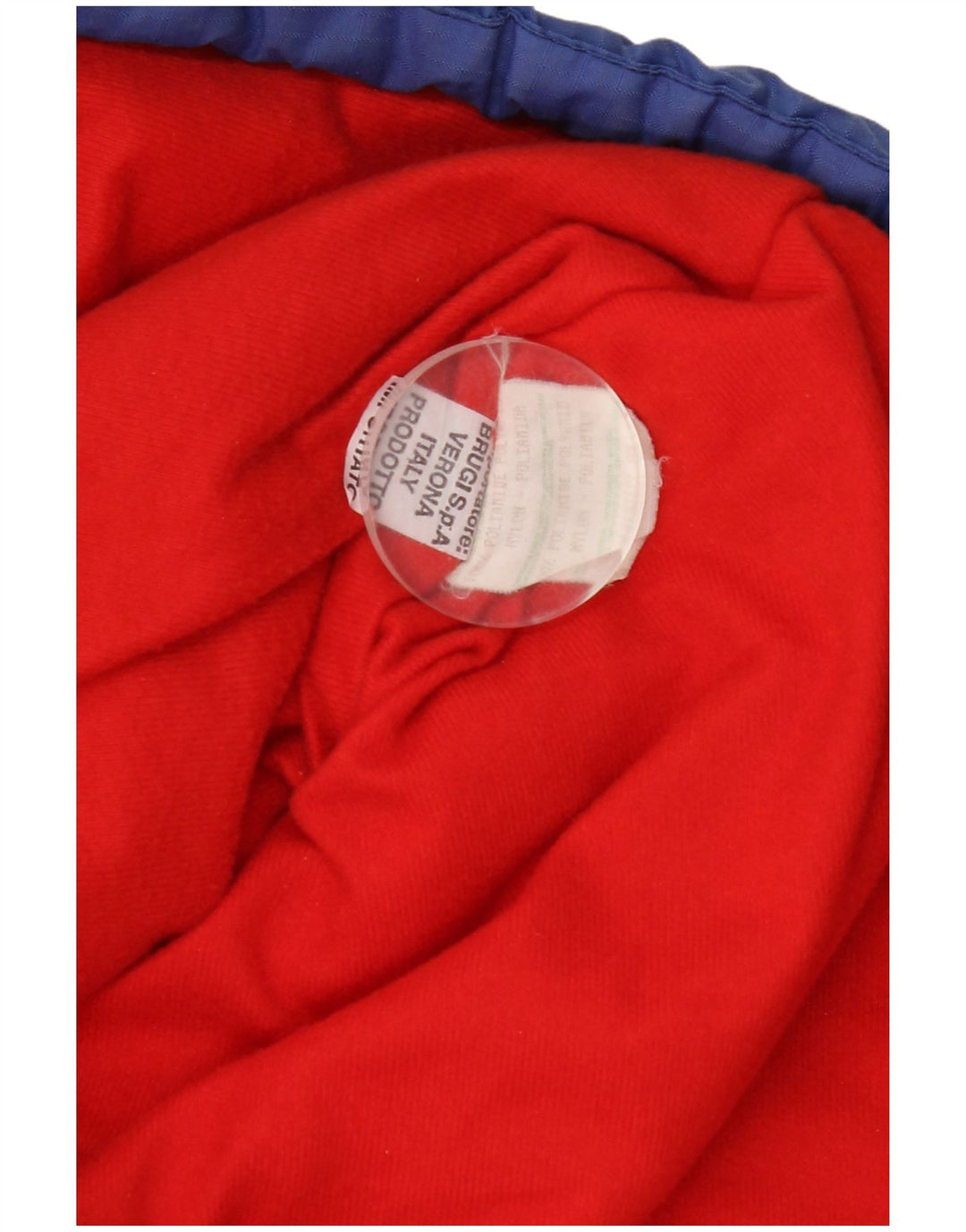 Vintage hombres gráfico pullover chaqueta de esquí Reino Unido 42 XL poliamida azul