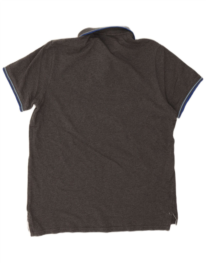 Superdry Polo para hombre 2XL Algodón gris