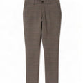 Pantalón De Traje Recto Para Hombre Benetton IT 48 Medium W34 L34 Gris Pata De Gallo