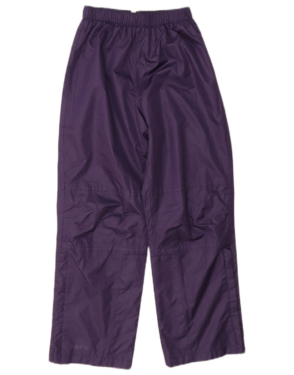 Mountain Warehouse Pantalones impermeables Isoory para niñas de 9 a 10 años, color morado