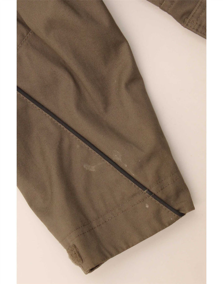 Chaqueta bomber con gráfico Volvo para hombre UK 38 Algodón gris medio con bloques de color