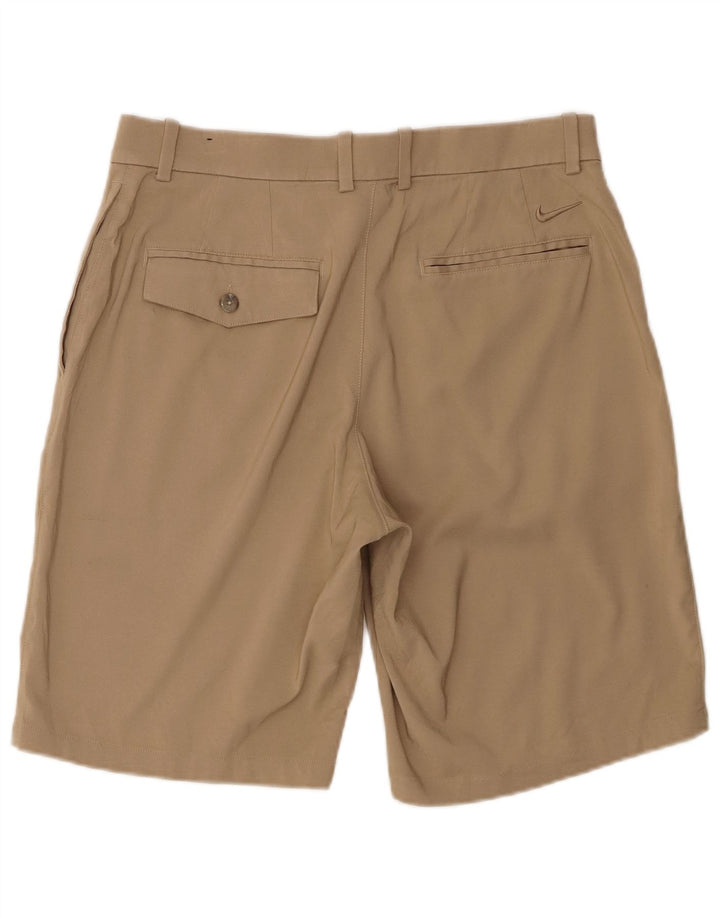 Pantalones cortos chinos Nike para hombre W32 poliéster beige medio