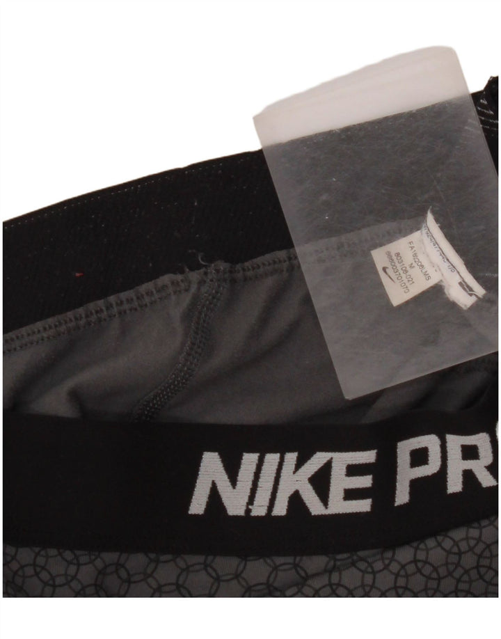 NIKE Leggings gráficos para mujer UK 40 Gris medio Geométrico