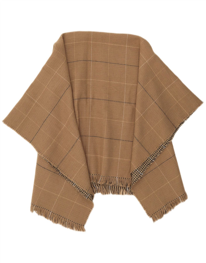 Capa Reversible De Cuadros Beige Talla única Mujer