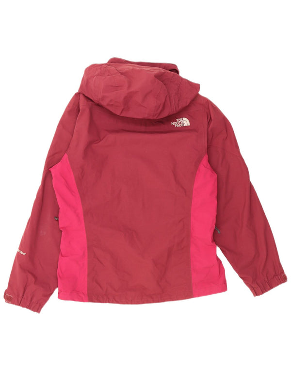 THE NORTH FACE Chaqueta impermeable extragrande para mujer UK 10 Small Borgoña