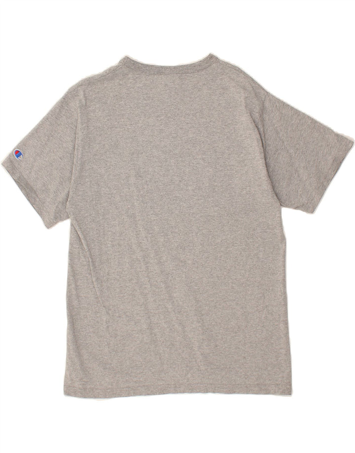 CHAMPION Mens Graphic T-Shirt Top Medium Grey Cotton Vintage Champion and Second-Hand Champion from Messina Hembry 