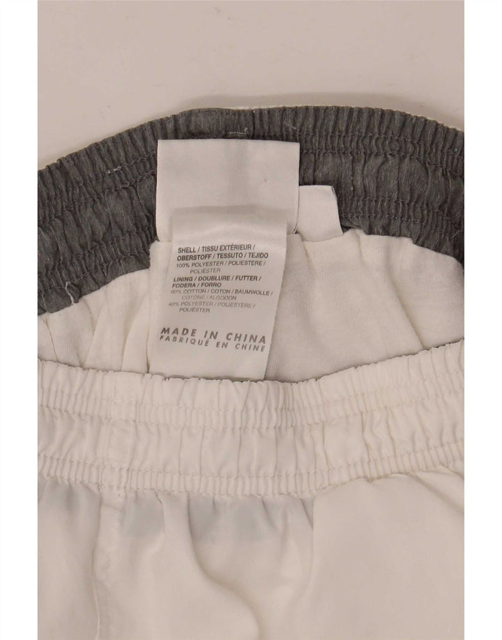 Puma Pantalones cortos deportivos para hombre poliéster blanco grande