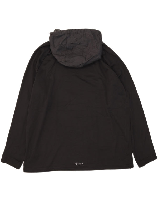 Adidas Hombre Aeroready Sudadera con capucha Jumper 2XL Negro Poliéster
