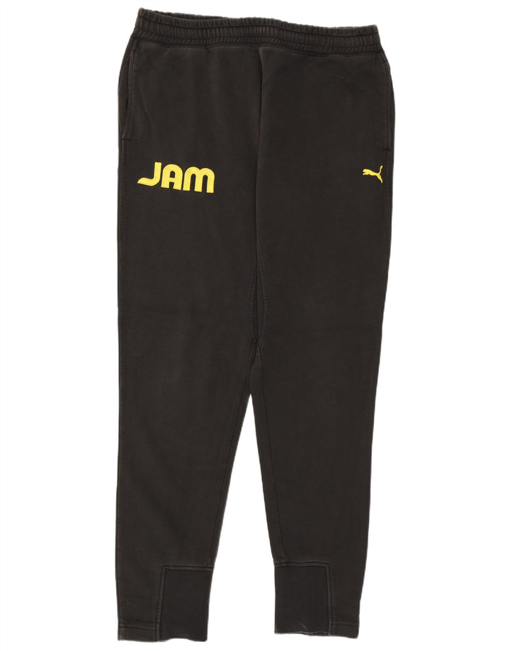 Puma Hombre Jamaica Graphic Chándal Pantalones Joggers Grande Negro