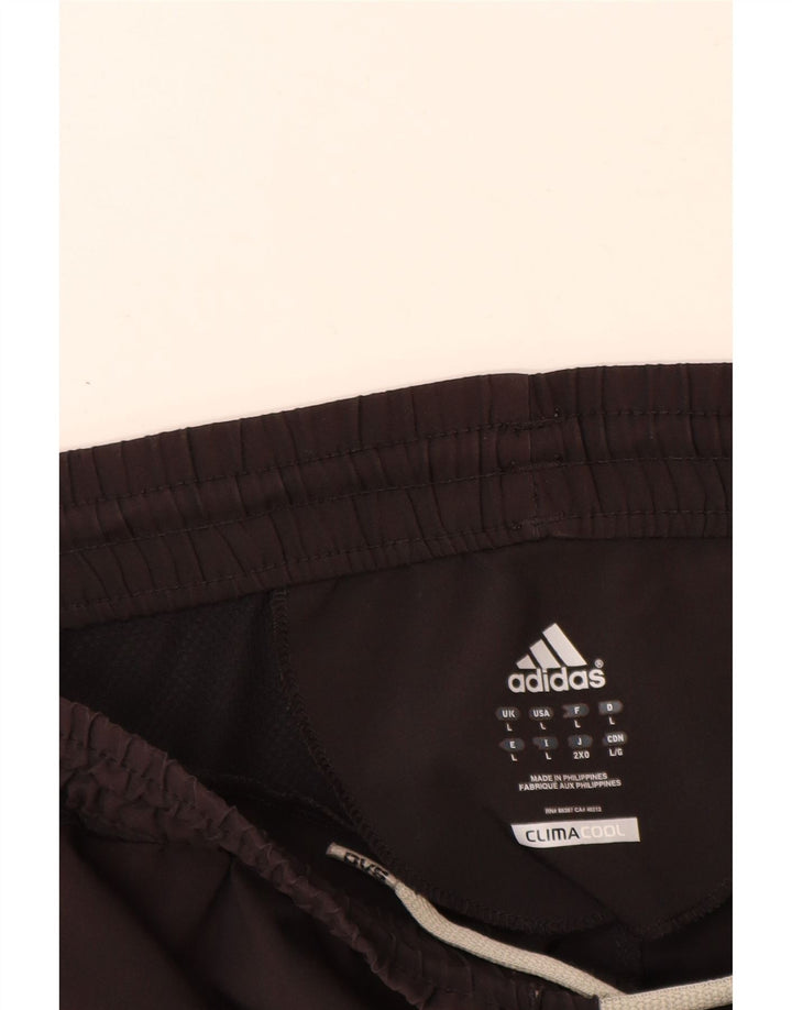 Adidas Mens Climacool Sport Shorts Grande Negro Colorblock Poliéster