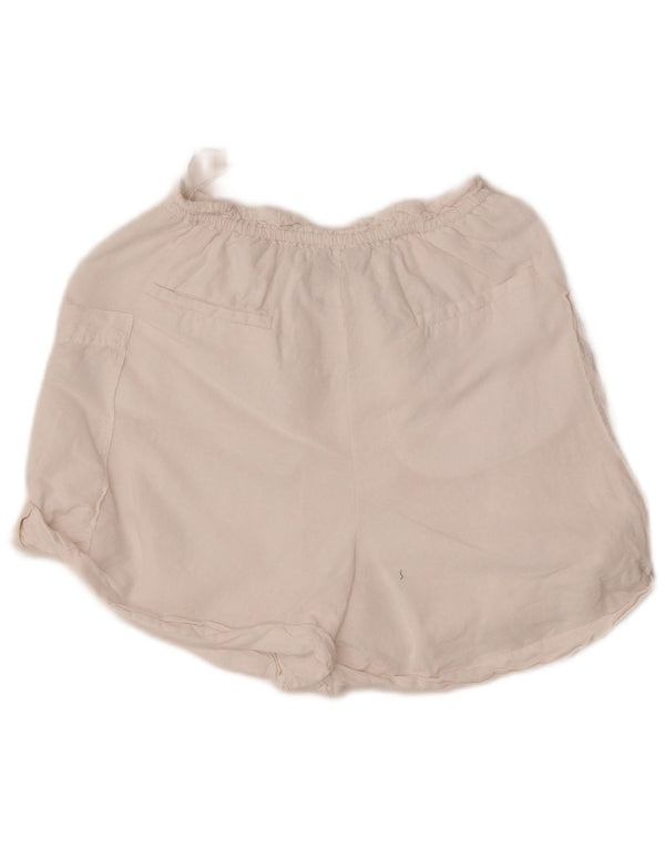 Zara Mujer Shorts Casual XS W24 Lino Blanco