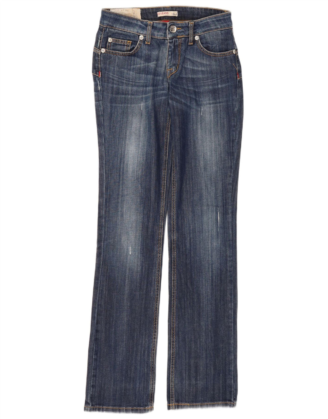 Vaqueros con corte de bota desgastados para mujer Liu Jo W28 L34 Algodón azul