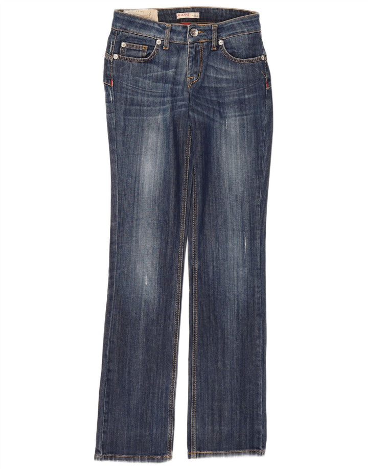 Vaqueros con corte de bota desgastados para mujer Liu Jo W28 L34 Algodón azul