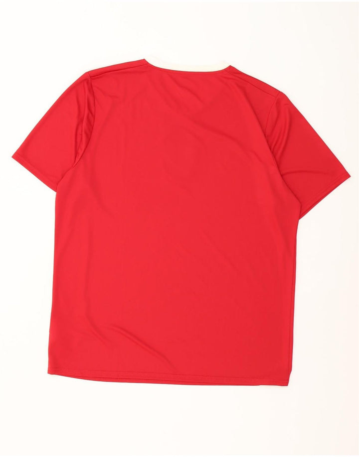 Puma Hombre República Checa Graphic Camiseta Top XL Poliéster Rojo