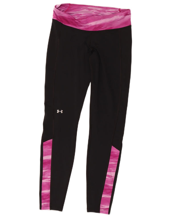 Under Armour Leggings Cold Gear para mujer Reino Unido 44 Mediano Negro Colorblock