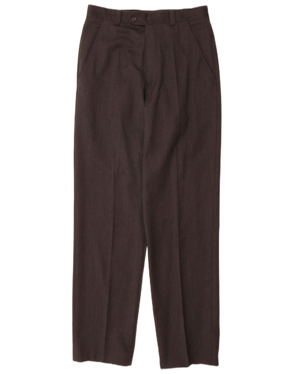 Paolo Negrato Pantalón De Traje Recto Para Hombre W30 L34 Gris Lana Nueva