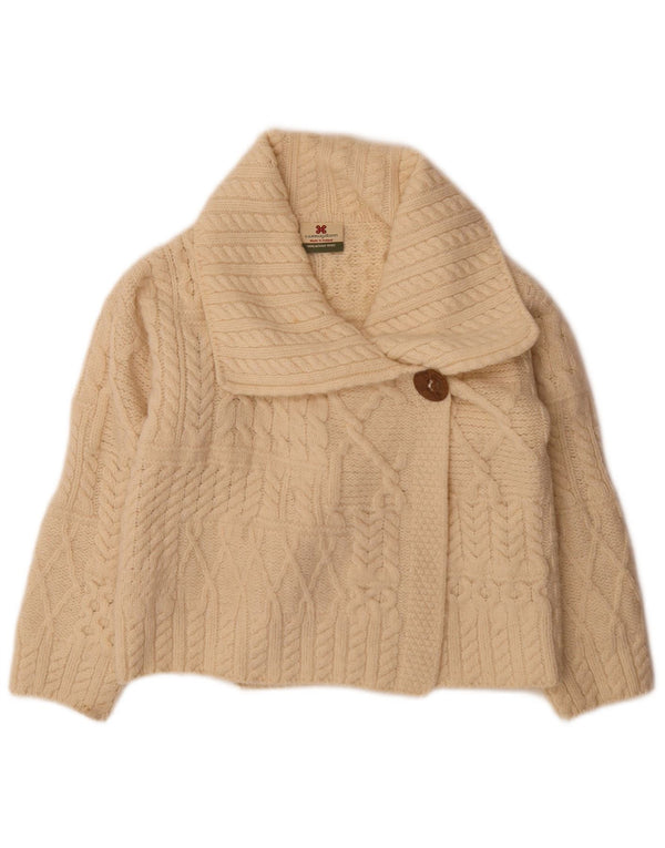 Carraig Donn Suéter tipo cárdigan de ajuste relajado para mujer UK 4 XS Off White