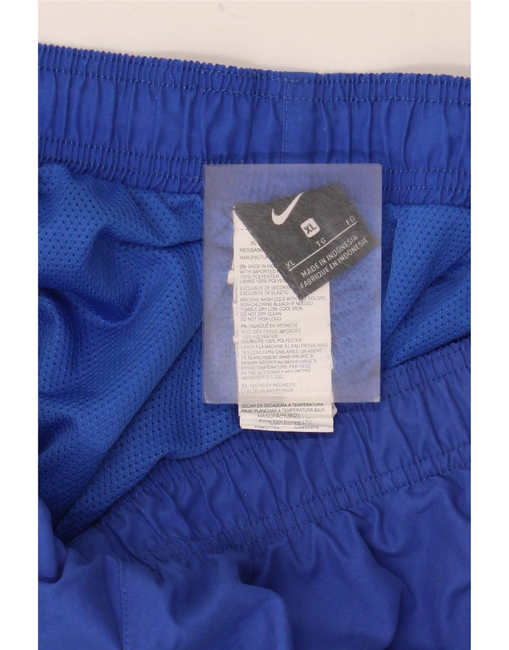 Nike Pantalones cortos deportivos para hombre XL Azul Poliéster