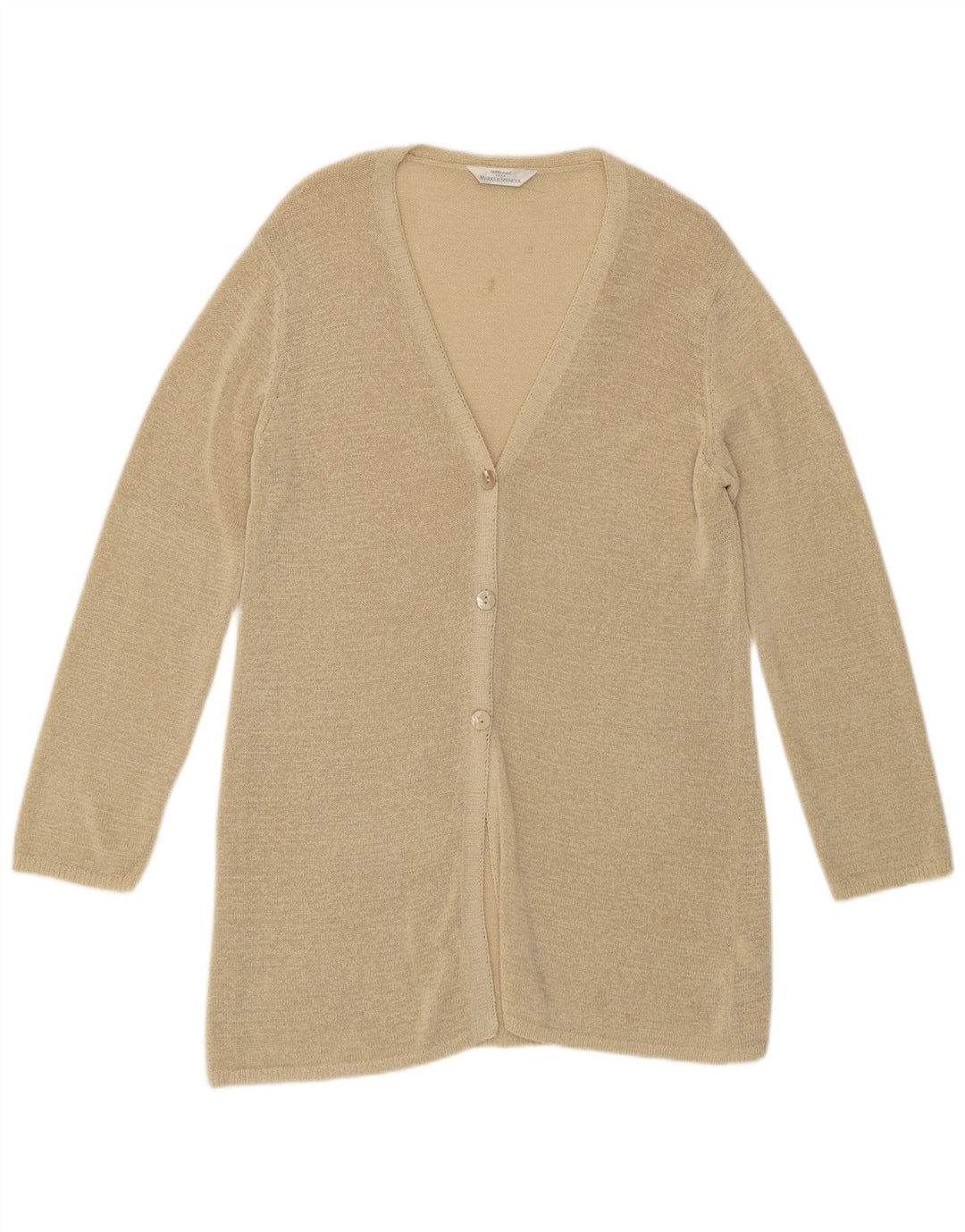 Marks & Spencer - Cárdigan St. Michael para mujer, talla 40, color beige medio