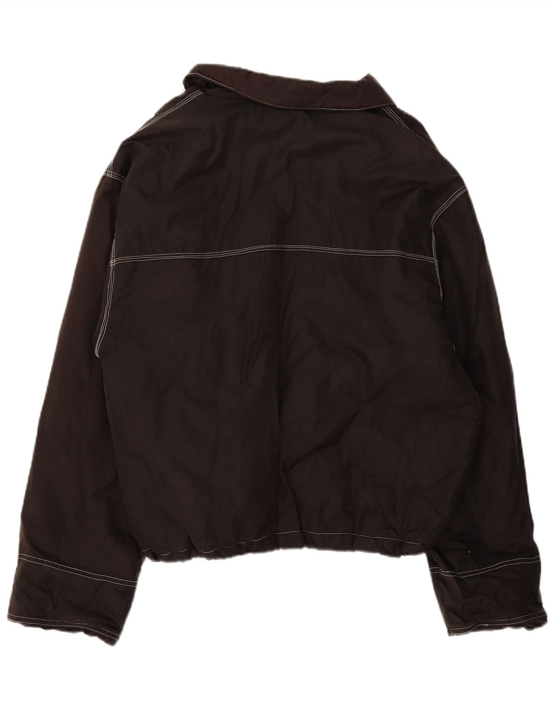 Vintage hombres bombardero chaqueta Reino Unido 42 XL negro