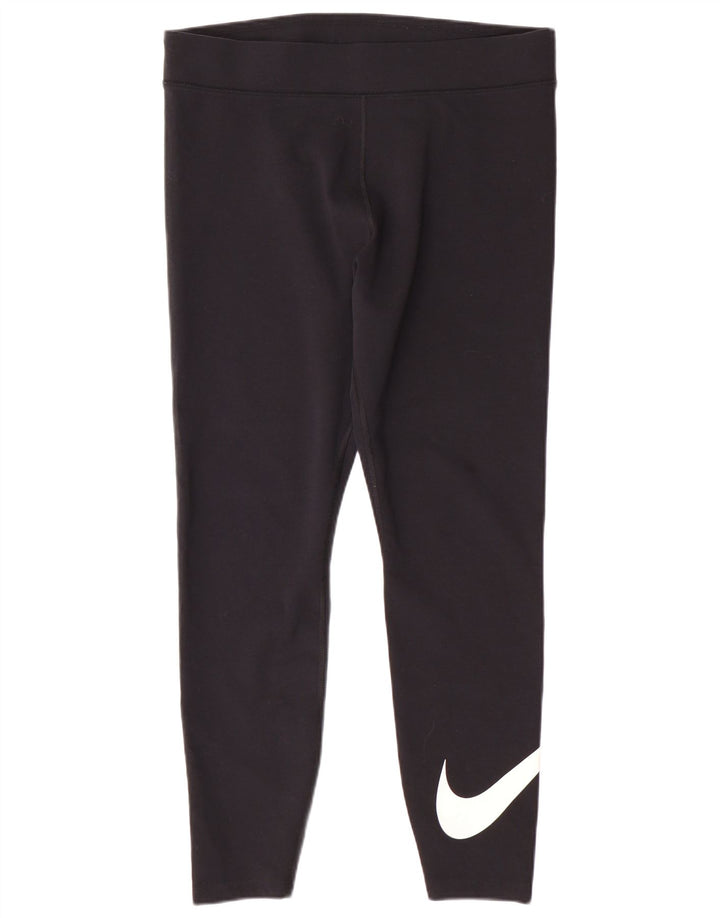 NIKE Leggings gráficos para mujer ES 40 XL Algodón negro