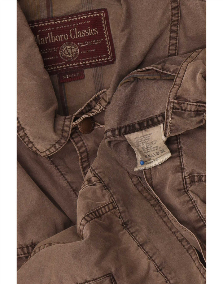 Marlboro Classics Chaqueta Bomber para Hombre UK 38 Algodón Marrón Medio