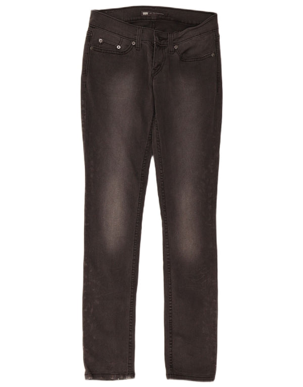Vaqueros Levi's 524 Super Low Skinny para mujer W29 L32 Algodón gris