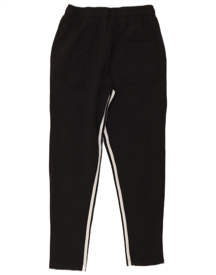 Adidas - Pantalón de chándal para hombre, talla pequeña, algodón negro
