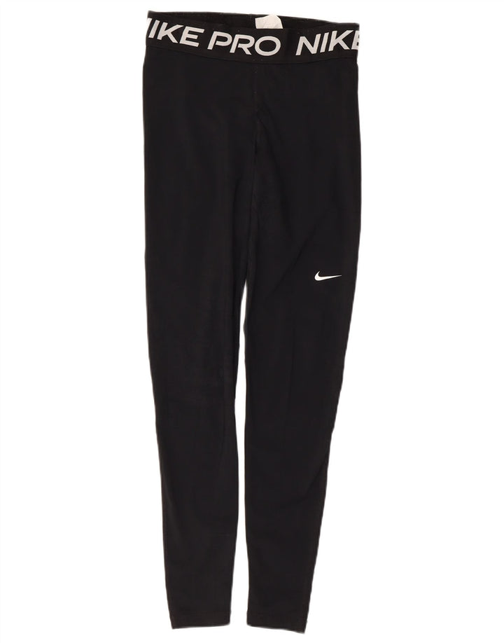 Nike Leggings gráficos para mujer UK 8 Small Poliéster negro