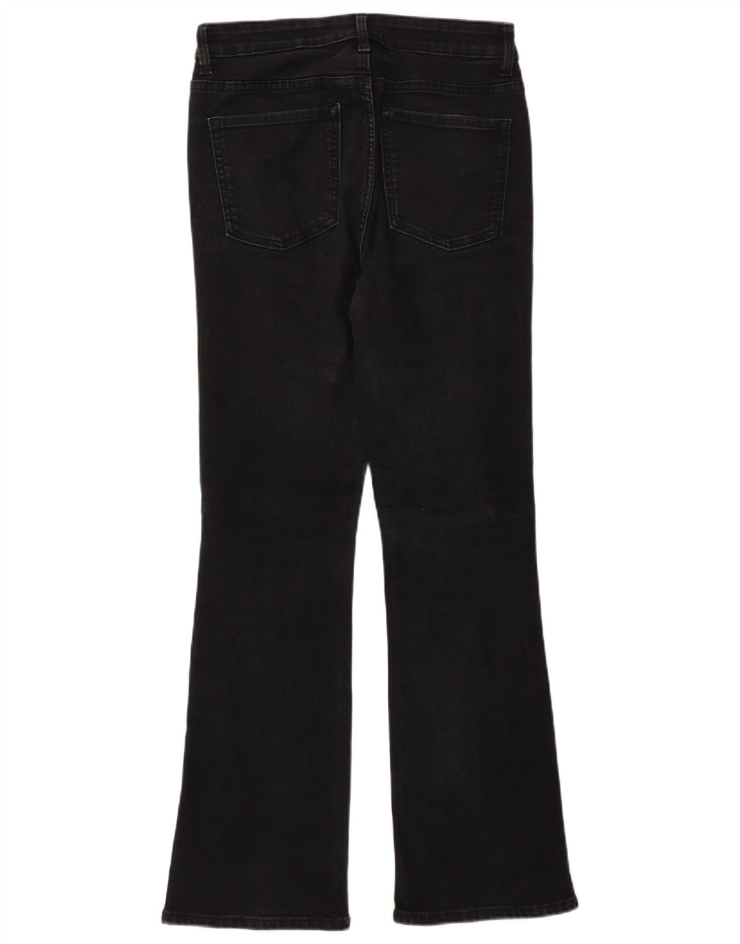 Marks & Spencer Vaqueros acampanados para mujer UK 10 Small W26 L30 Algodón gris