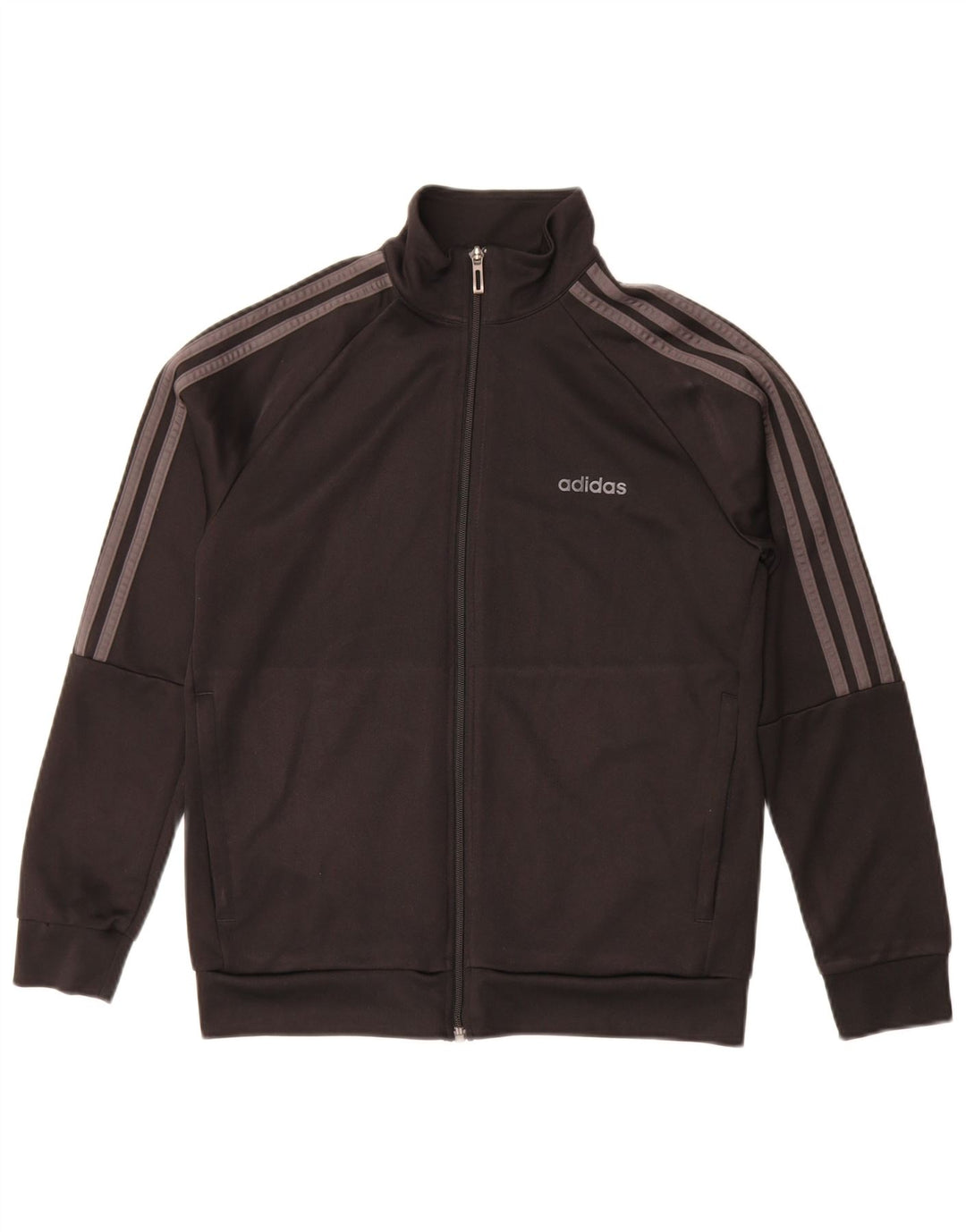 Adidas Chicos Climalite Chándal Top Chaqueta 13-14 Años Negro Poliéster
