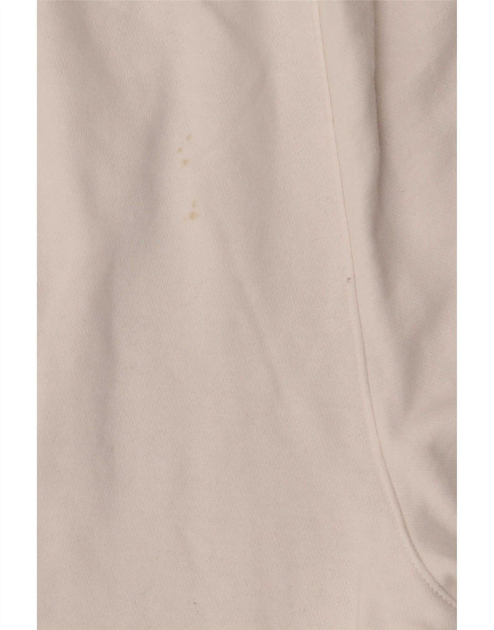 Pantalones cortos deportivos con estampado gráfico de algodón blanco mediano para hombre Nike