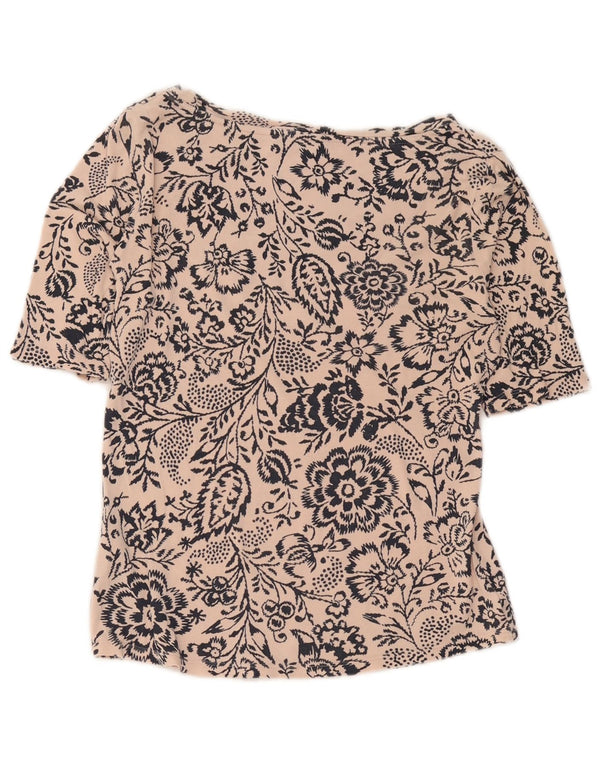 Marks & Spencer Blusa de manga 1/2 para mujer UK 42 Medio Rosa Floral