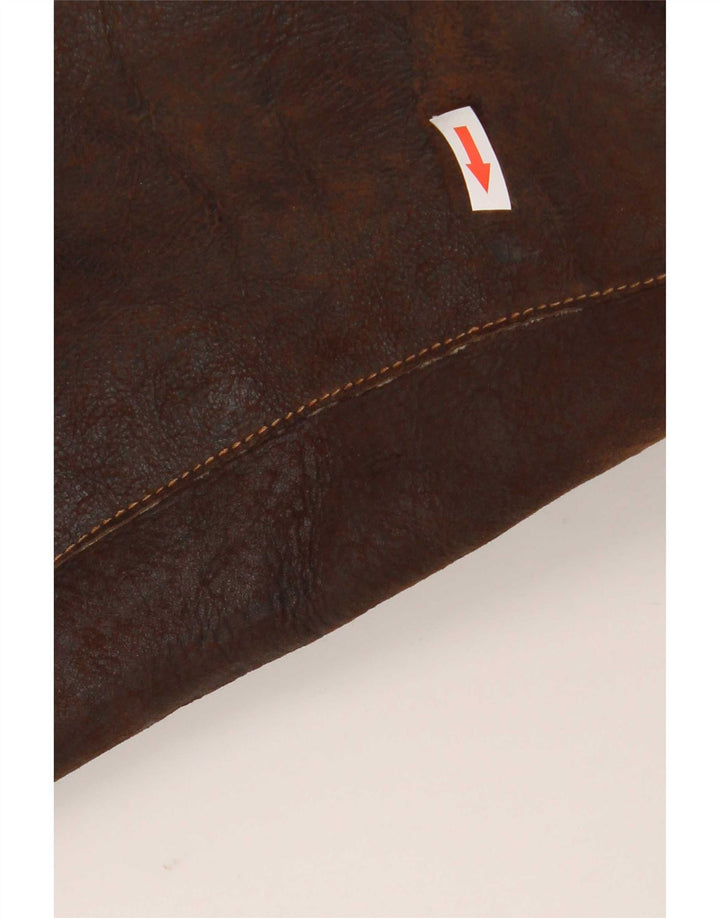 Pirbos Chaqueta de piel de oveja para hombre IT 58 4XL Piel de oveja marrón
