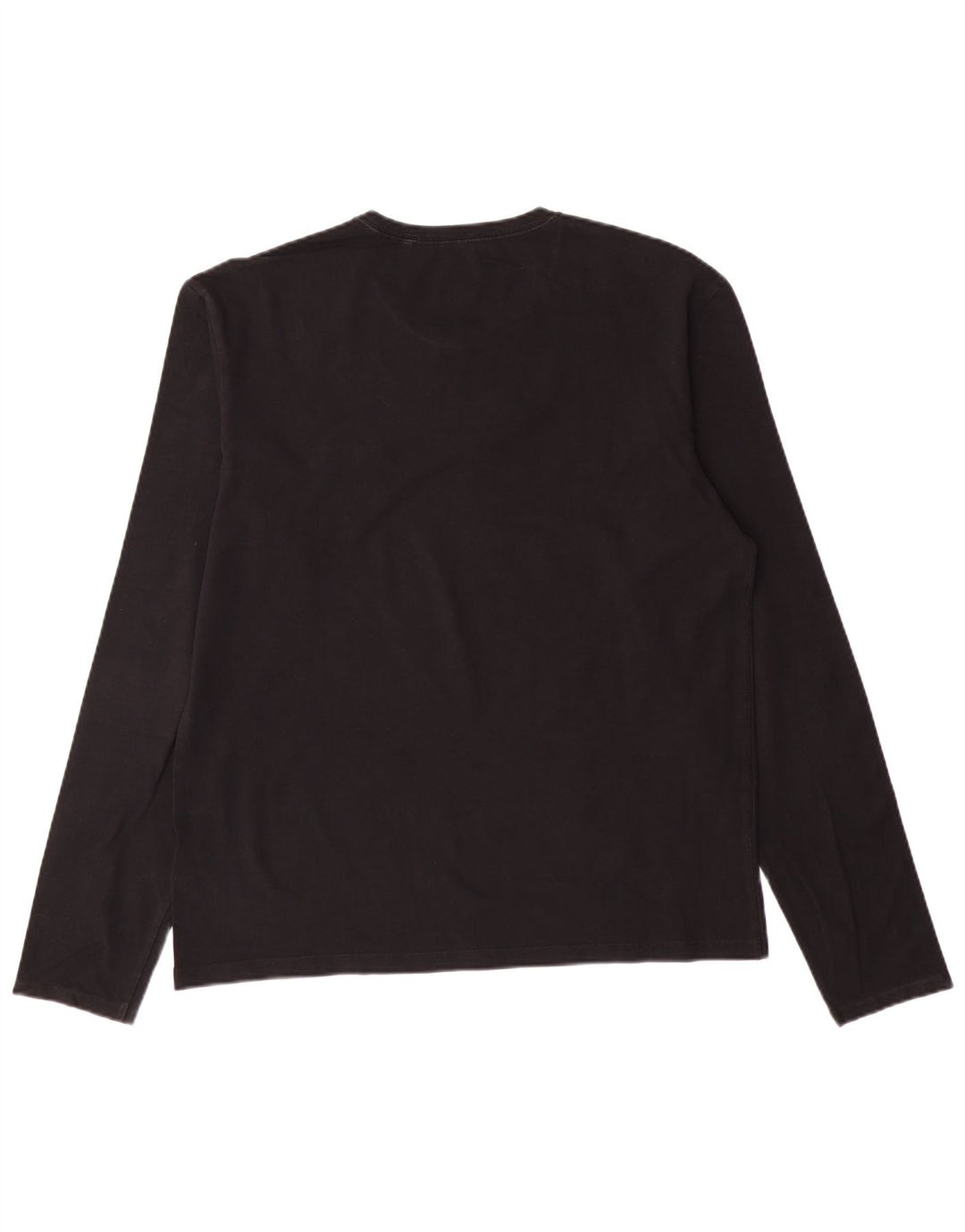 GUESS Camiseta Hombre Manga Larga XL Algodón Negro